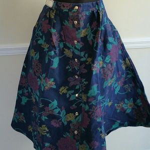 1990's Deadstock Denim Circle Skirt